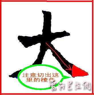 切翻之法。 - 空空如也 - 崔建增的书法博客