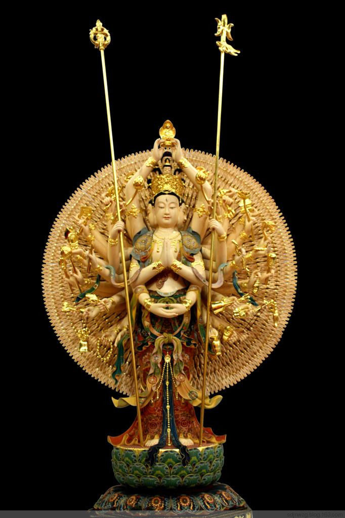 庄严的千手观音菩萨像 - sdjnwzg - WZG的博客