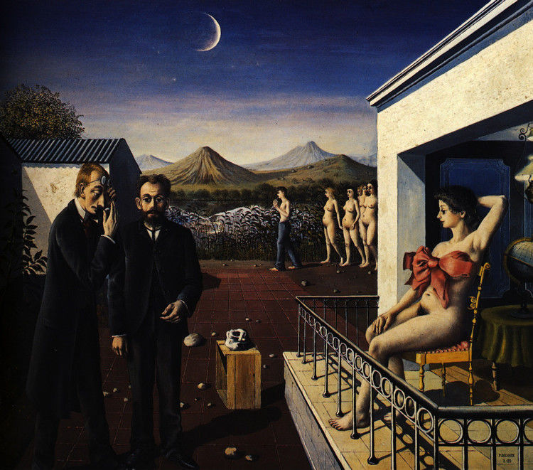 比利时艺术家 保罗·德尔沃  Paul Delvaux - 石墨閣 - 石墨閣