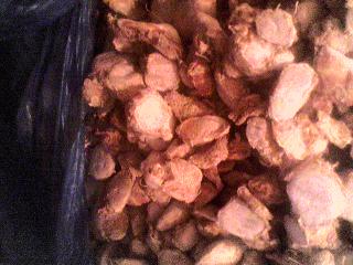 干姜[别名；白姜，均姜。]功能；温中琢寒，化痰回阳。作用；驱腥增香。