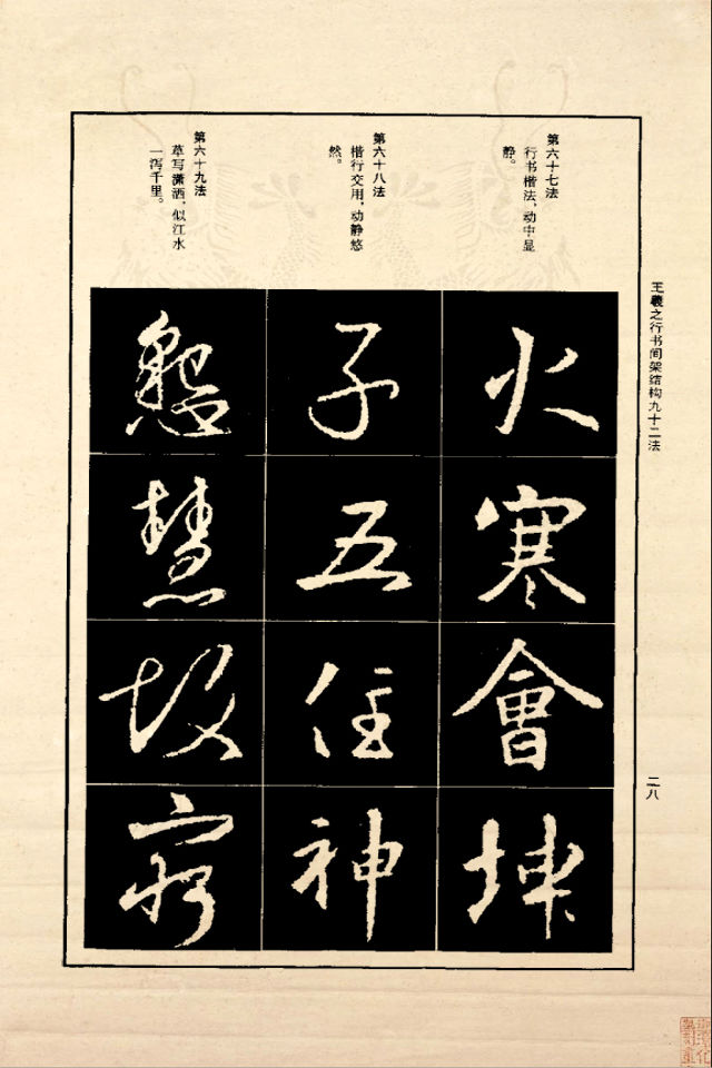 王羲之行书间架结构92法（正版） - 香儿 - xianger