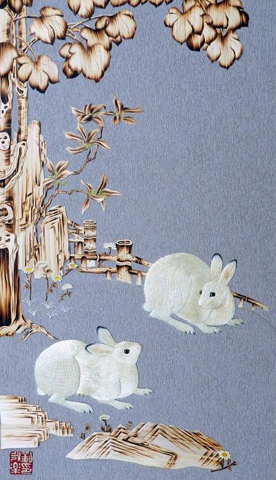 精彩的芦苇工艺画=1 - 水帘洞主 - 水帘洞主