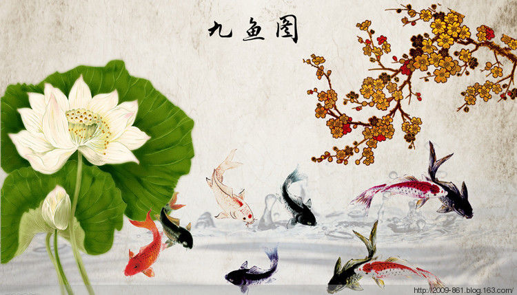 吉祥富贵“九鱼图“99幅，太漂亮了 - 宝贝梦 - 分享美丽·分享快乐·品味人生