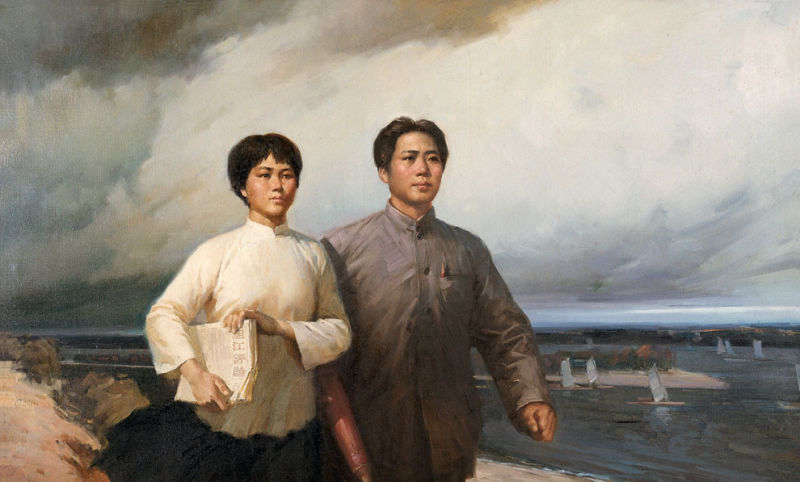 毛泽东的足迹 当代名家油画精品集（青年时期） - 潮河边人 - 潮河边人博客