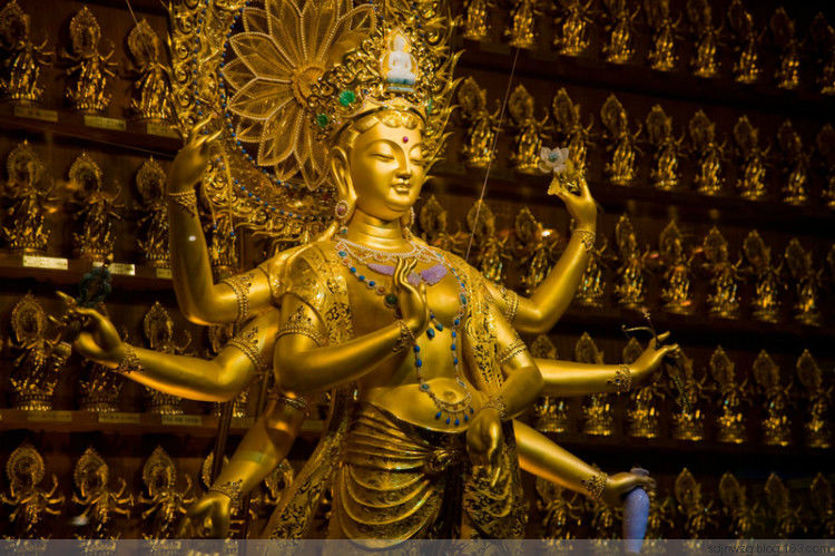 庄严的千手观音菩萨像 - sdjnwzg - WZG的博客