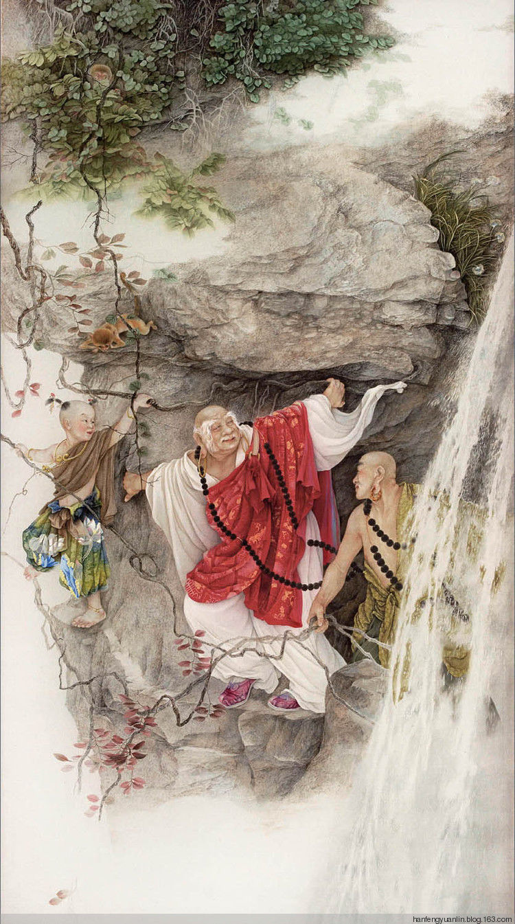 纪淑文、邱皓 、邱月母女工笔作品(1) - 山野村夫 - 山野村夫