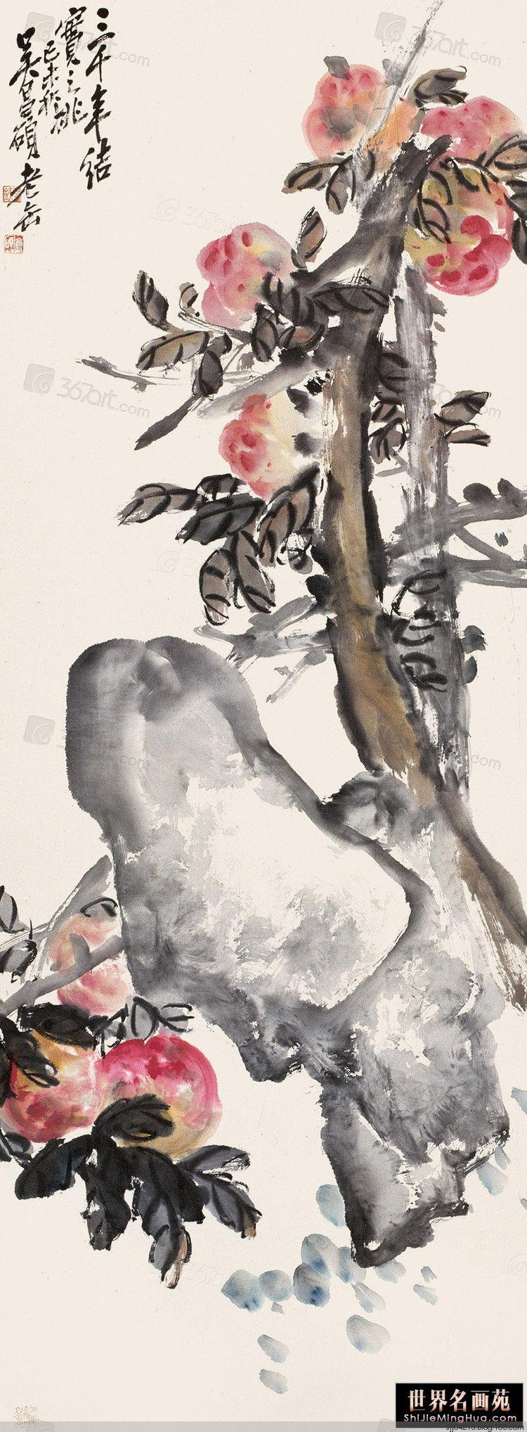 吴昌硕作品精选集（3） - 云破月来花弄影 - 云破月来花弄影