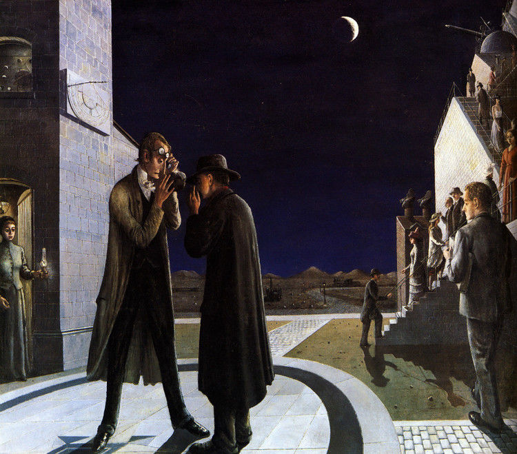 比利时艺术家 保罗·德尔沃  Paul Delvaux - 石墨閣 - 石墨閣