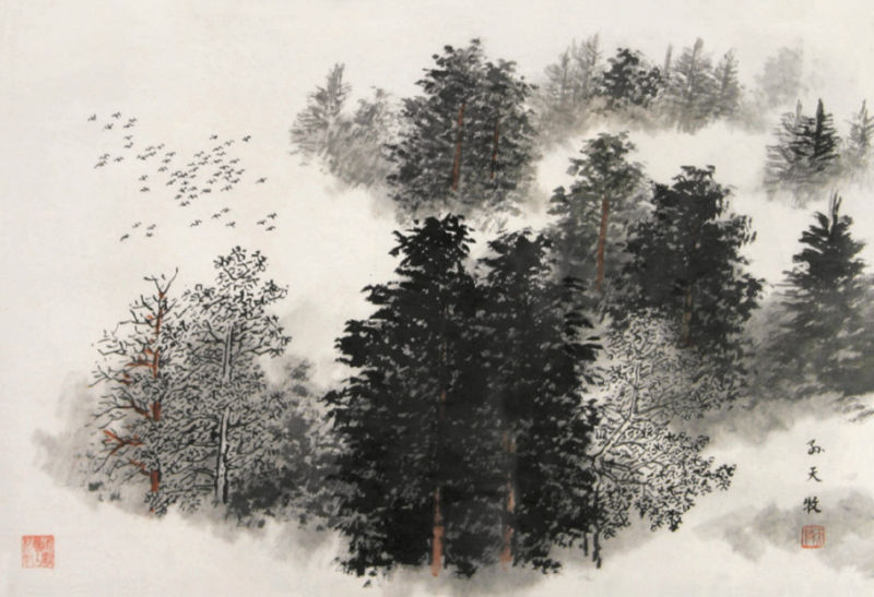 孙天牧绘画作品欣赏-1 - 李梨 - 李梨