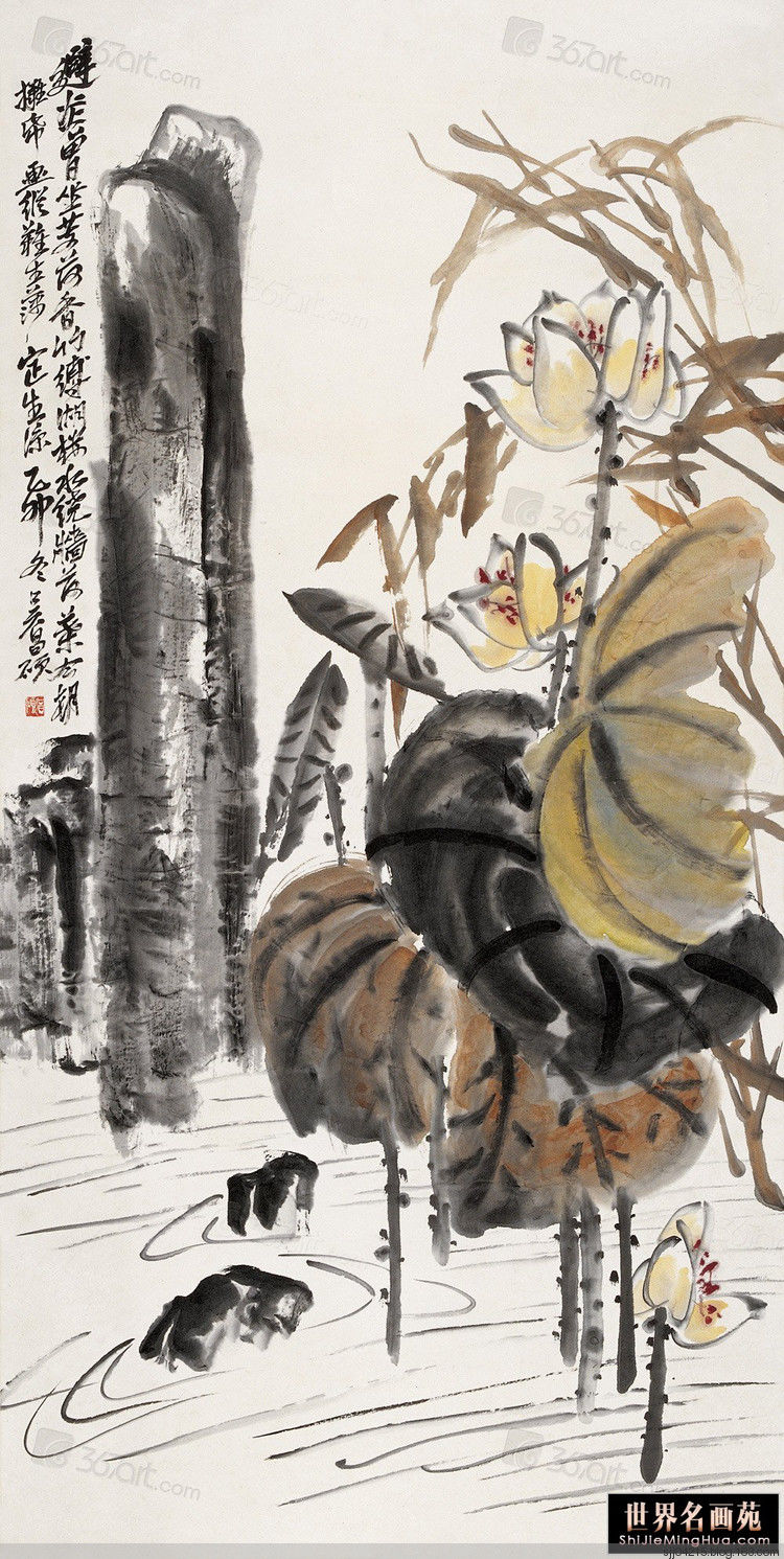 吴昌硕作品精选集（3） - 云破月来花弄影 - 云破月来花弄影