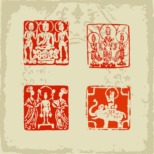 百佛图（精彩的佛像印）