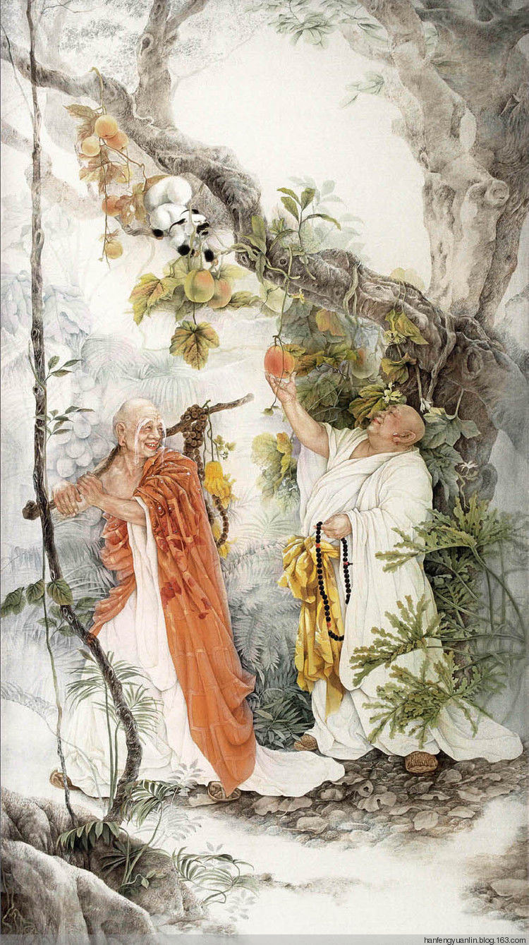 纪淑文、邱皓 、邱月母女工笔作品(1) - 山野村夫 - 山野村夫