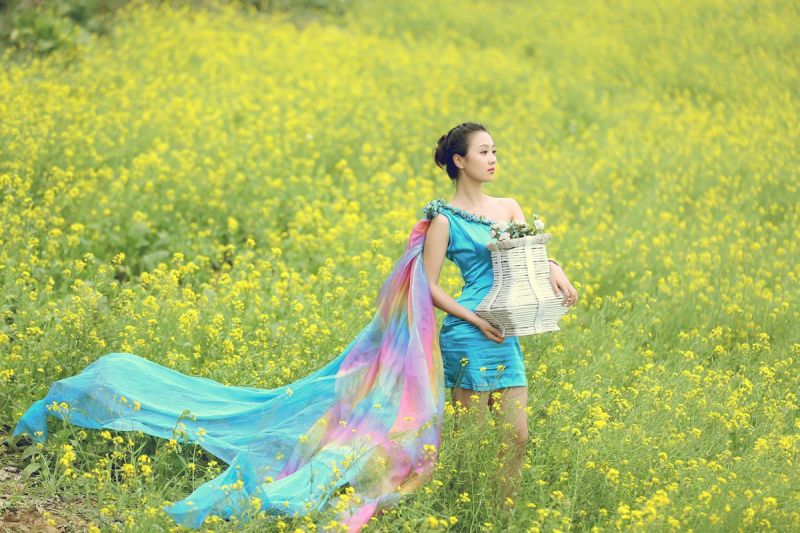 《春姑娘》【油菜花仙子】 - 魅影沉香 - .