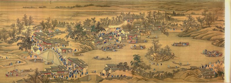 12 - V 康熙南巡图 第六卷 从瓜洲渡江登金山经常州府 常州朝京门以及周边地区.jpg.jpg