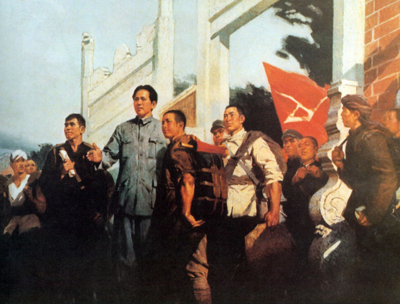 毛泽东的足迹 当代名家油画精品集（青年时期） - 潮河边人 - 潮河边人博客