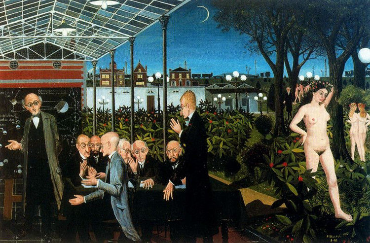 比利时艺术家 保罗·德尔沃  Paul Delvaux - 石墨閣 - 石墨閣